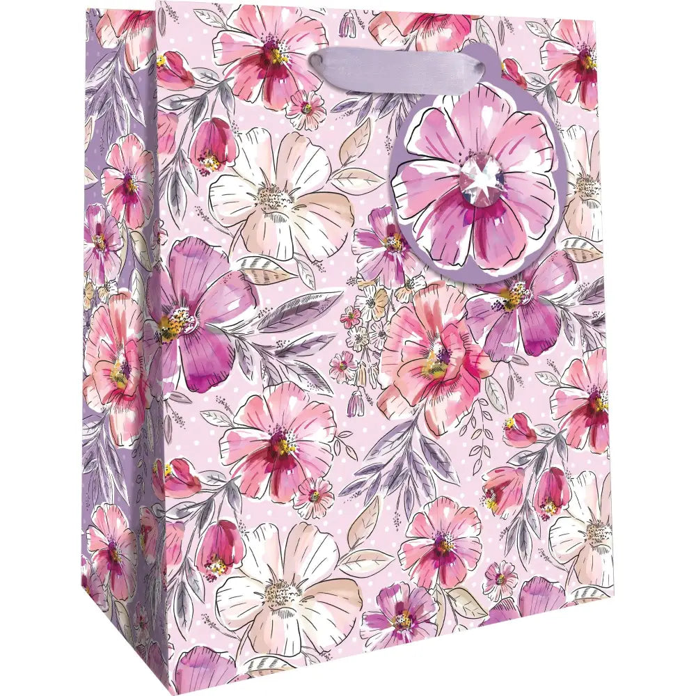 Euro Tote - Medium - Fabulous Floral - Retail-6 count