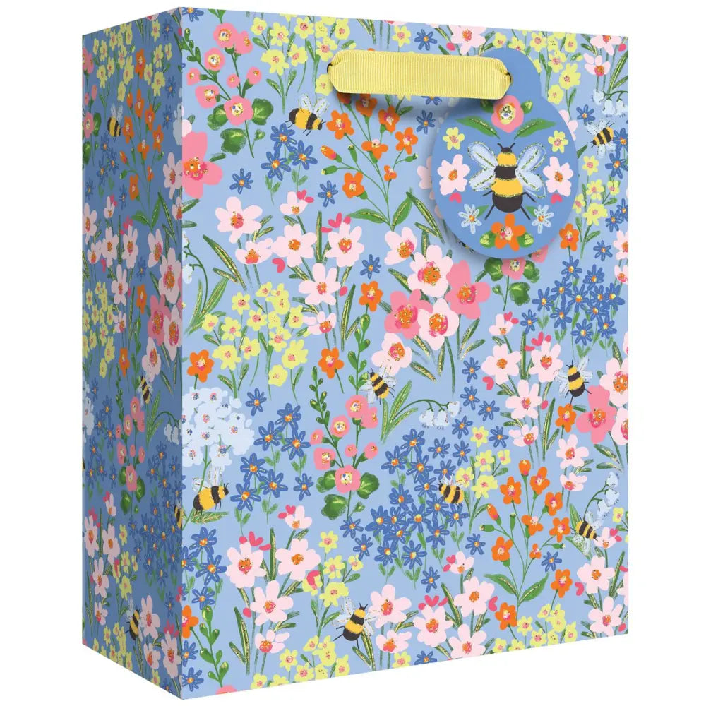 Euro Tote - Medium - Garden Bees - Retail-6 count - GBM248
