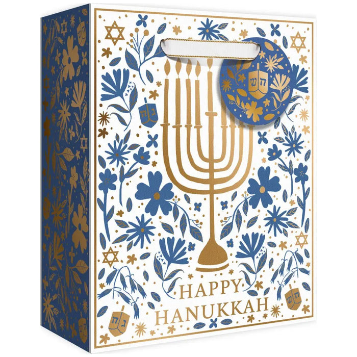 Euro Tote - Medium - Golden Hanukkah - Retail-6 count