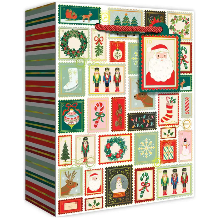 Euro Tote - Medium - Holiday Stamps - Retail-6 count