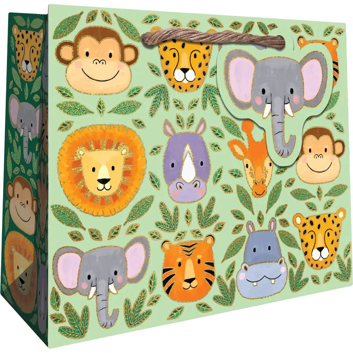 Euro Tote - Medium - Jungle Animals - Retail-6 count - MT368