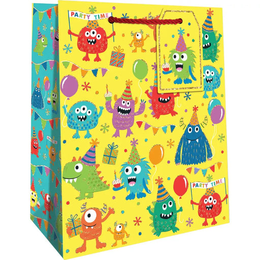 Euro Tote - Medium - Party Monsters - Retail-6 count - MT486