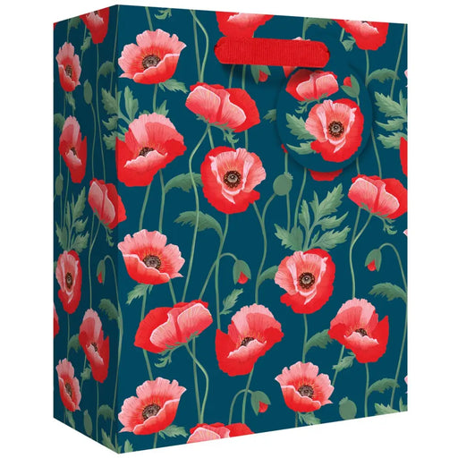 Euro Tote - Medium - Pretty Poppies - Retail-6 count