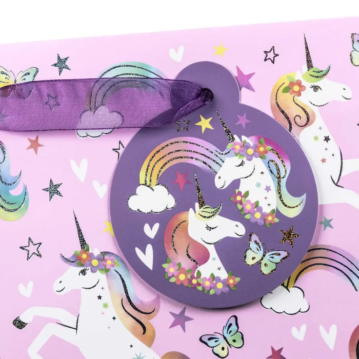 Euro Tote - Medium - Rainbow Unicorn