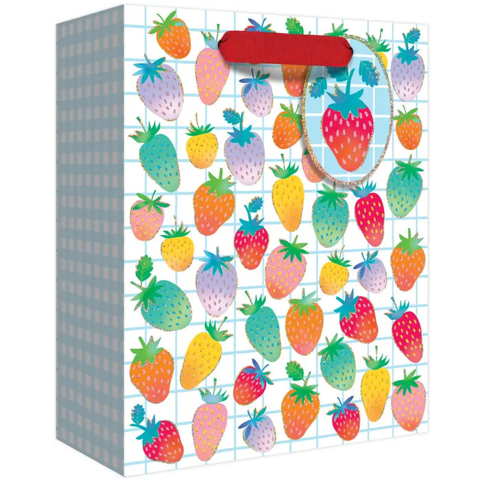 Euro Tote - Medium - Sweet Strawberries - Retail-6 count