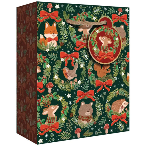 Euro Tote - Medium - Woodland Wreaths - Retail-6 count