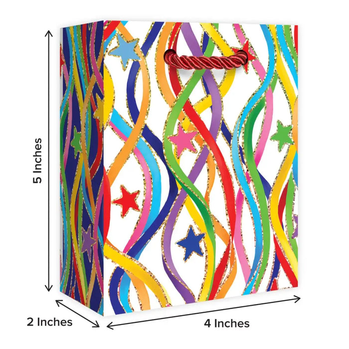 Euro Tote - Tiny Tote - Celebration Streamers