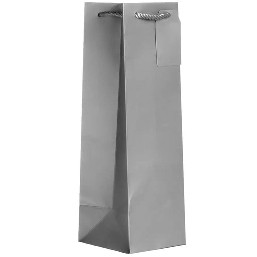 Euro Totes Solid Matte - Bottle - Silver / 6 count - BT914