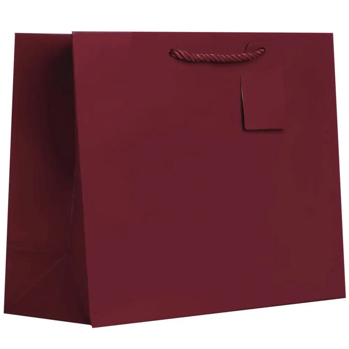 Euro Totes Solid Matte - Large - Burgundy / 6 count - LT908