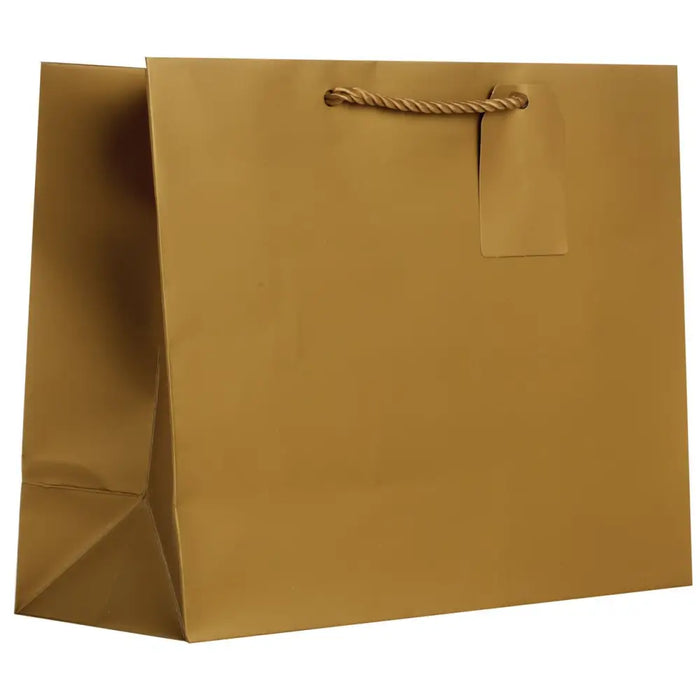 Euro Totes Solid Matte - Large - Gold / 6 count - LT915