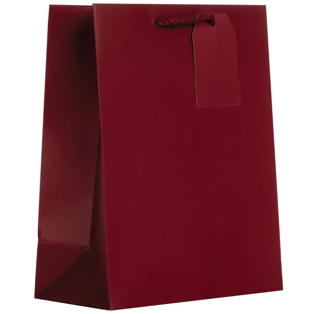 Euro Totes Solid Matte - Medium - Burgundy / 6 count - MT908