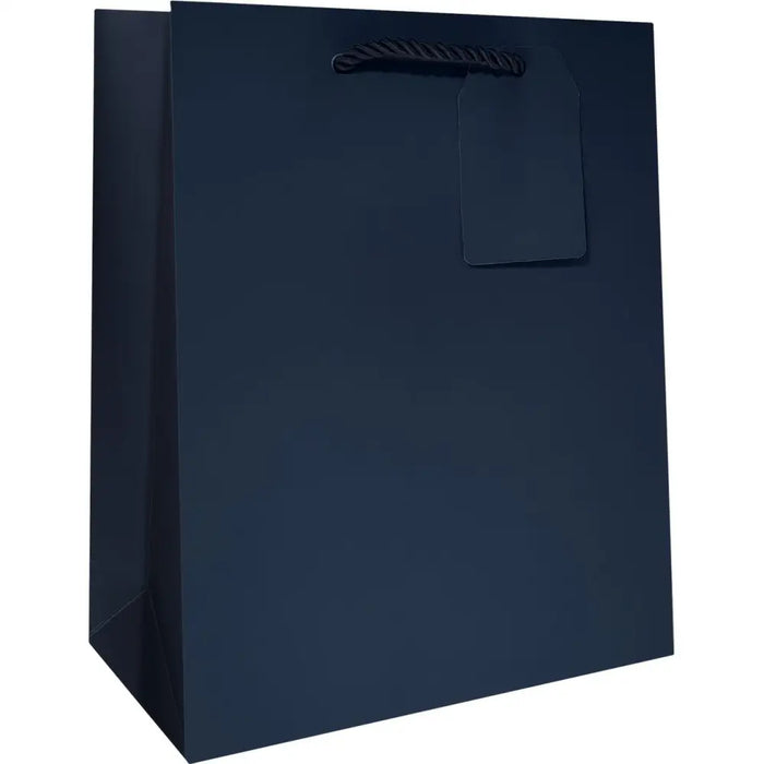 Euro Totes Solid Matte - Medium - Navy / 6 count - MT926