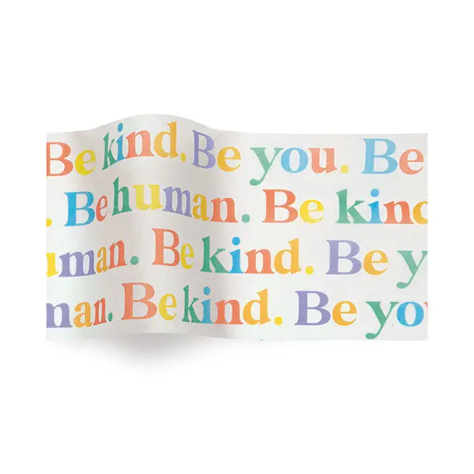 Everyday Printed Tissue Paper - 200 / Be Human - TI-389