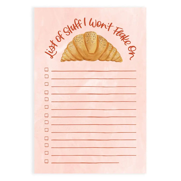 Flaky Croissant To Do 4x6 Notepad - 544929