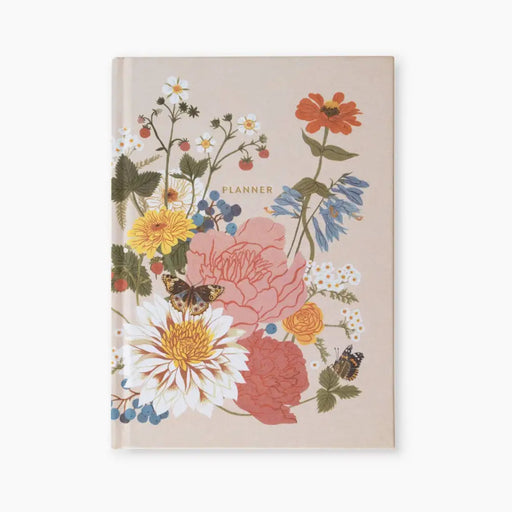 GARDEN FLORA | LINEN-BOUND UNDATED PLANNER - PLA03