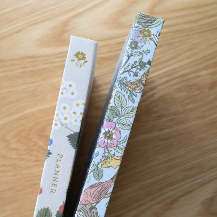 GARDEN FLORA | LINEN-BOUND UNDATED PLANNER - PLA03
