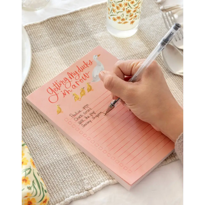 Getting My Ducks In A Row Notepad - 446884