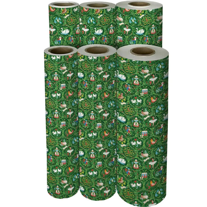 Gift Wrap - 12 Days Of Christmas - Recycled Fiber