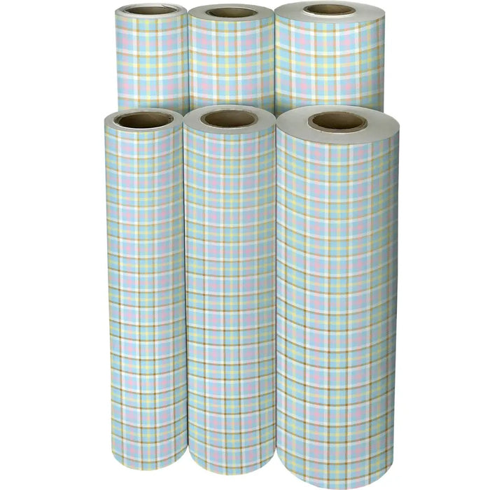 Gift Wrap - Baby Plaid - Recycled Fiber - B202.30.208JR