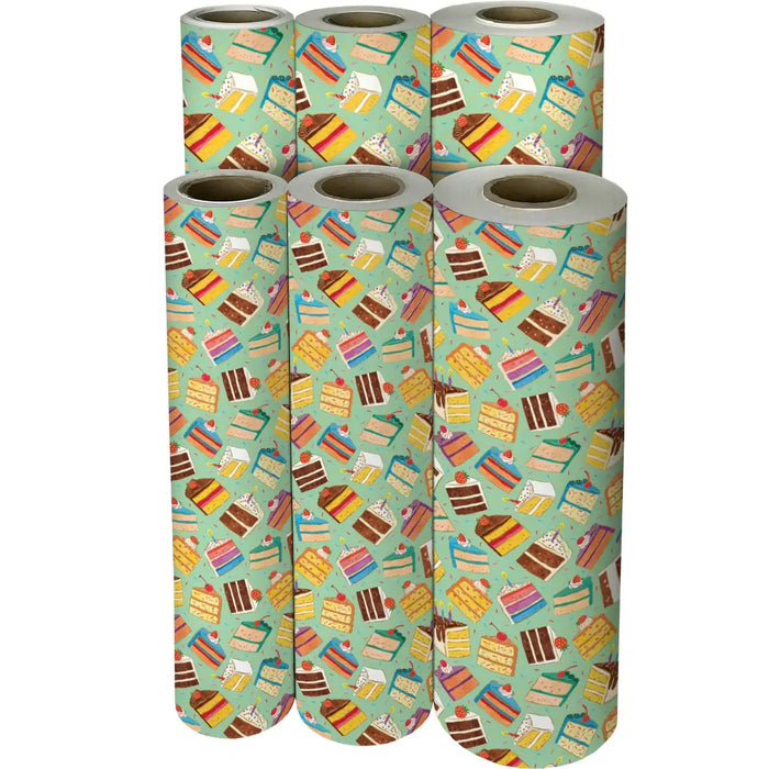 Gift Wrap - Birthday Cake - Recycled Fiber - B459.30.208JR