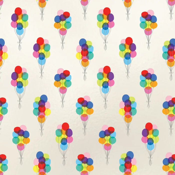 Gift Wrap - Bunch Of Balloons - Recycled Fiber - Jewelry