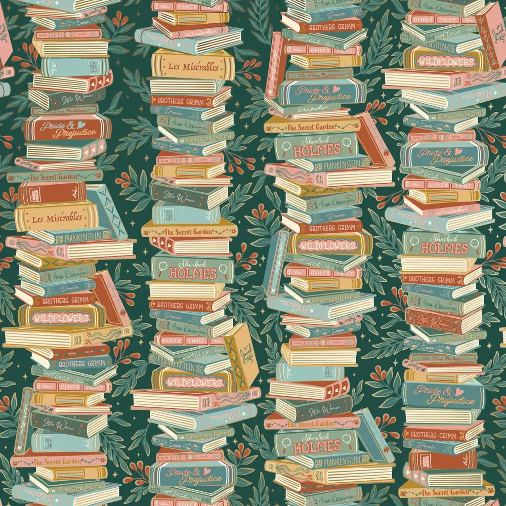 Gift Wrap - By the Book - Recycled Fiber - Jewelry Roll