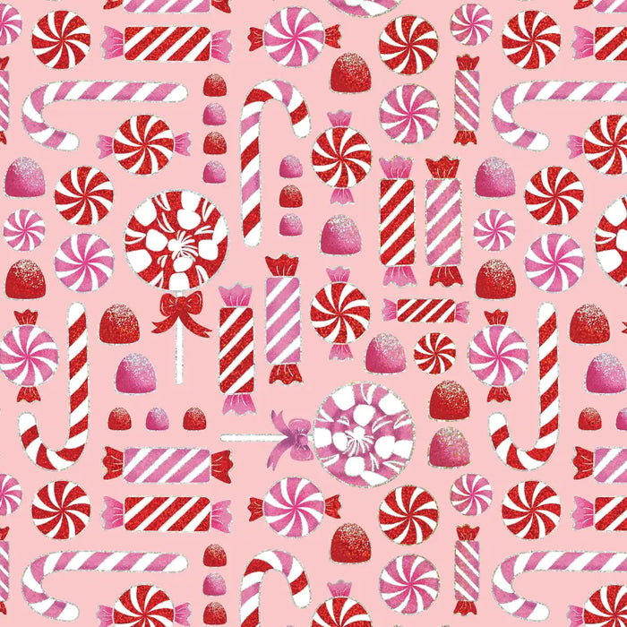 Gift Wrap - Candy Christmas - Holographic - XB599.24.208