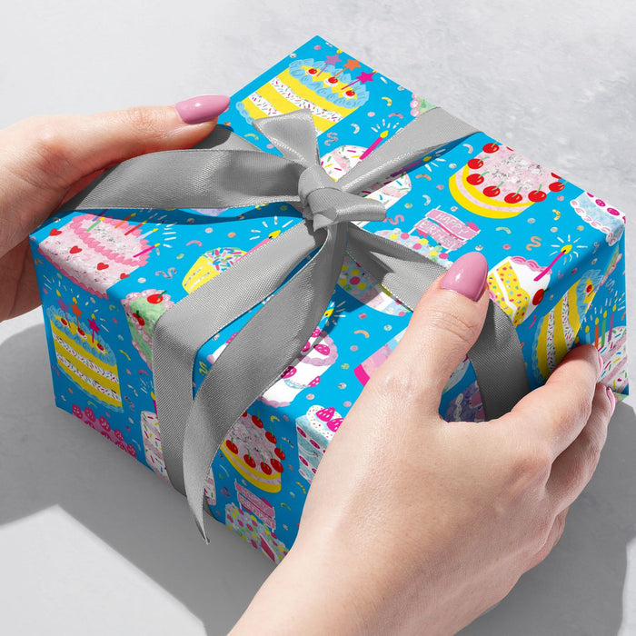 Gift Wrap - Celebration Cakes - Recycled Fiber