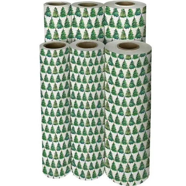 Gift Wrap - Christmas Trees- Recycled Fiber - XB798.30.208JR