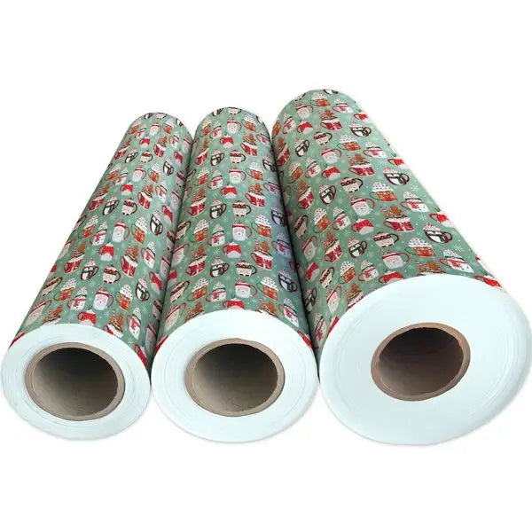 Gift Wrap - Cocoa Christmas - Recycled Fiber