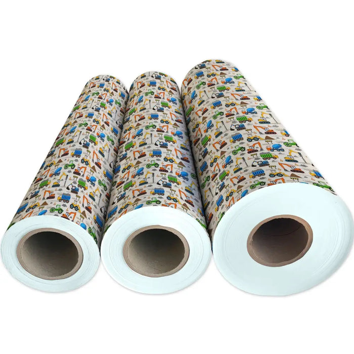 Gift Wrap - Construction Site - B398.30.208JR