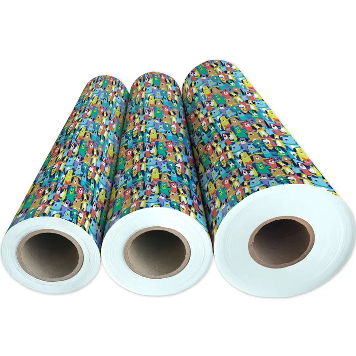 Gift Wrap - Dog Buddies - Recycled Fiber - B479.30.208JR