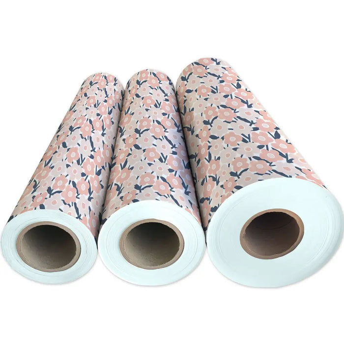 Gift Wrap - Elegant Flowers - Recycled Fiber - B489.30.208JR