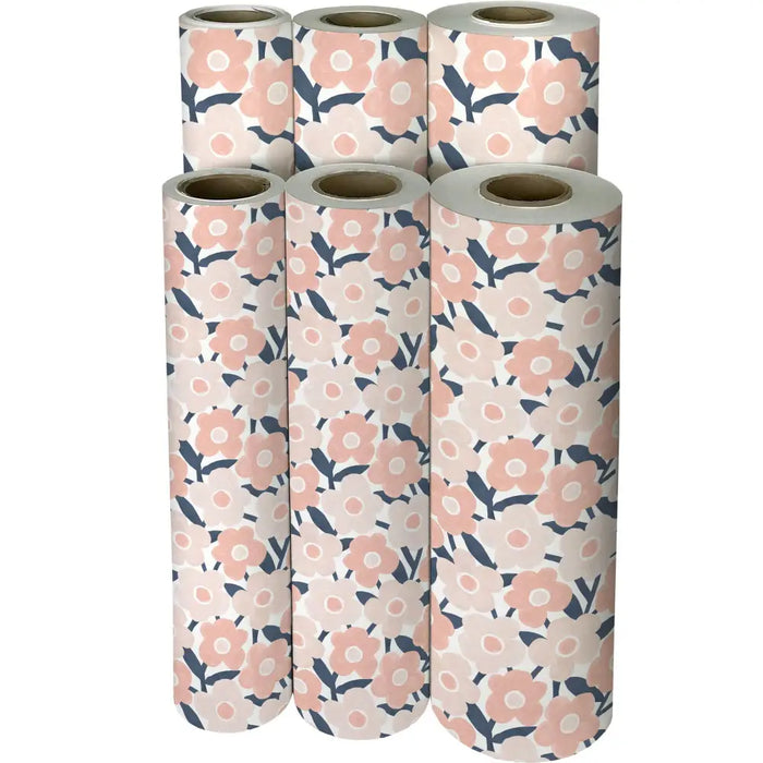 Gift Wrap - Elegant Flowers - Recycled Fiber - B489.30.208JR