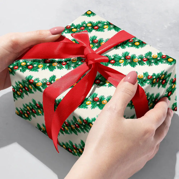 Gift Wrap - Garlands (Recycled Fiber) - XB708.30.208JR