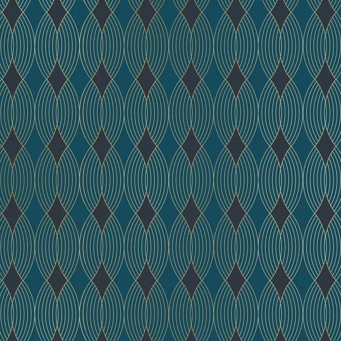 Gift Wrap - Gilded Geo - Recycled Fiber - Jewelry Roll