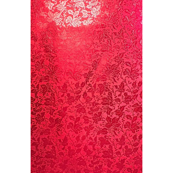 Gift Wrap - GW-0296 Red Holly - Jewelry Roll 7-1/2’’ x 208’