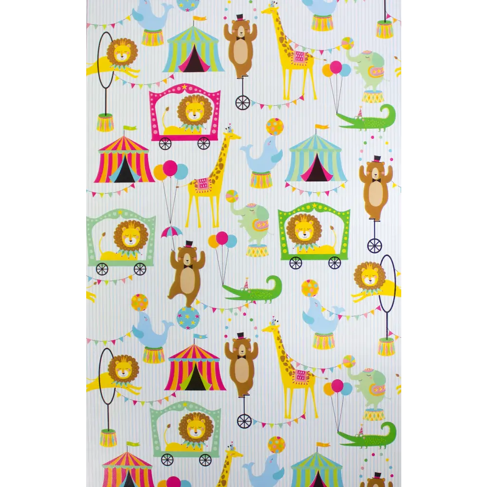 Gift Wrap -GW - 9436- Under the Big Top - 24’’ X 417’