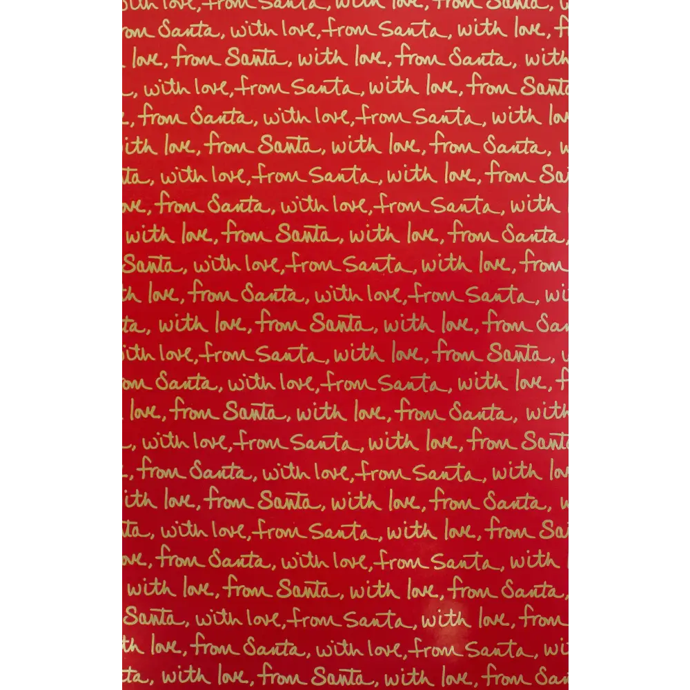 Gift Wrap - GW-9456 - With Love From Santa - 24’’ X