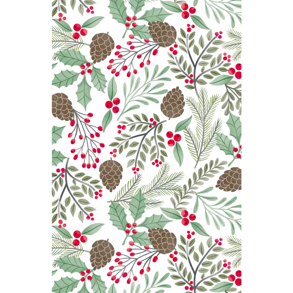 Gift Wrap - GW-9498 - Happy Holly Days - Jewelry Roll