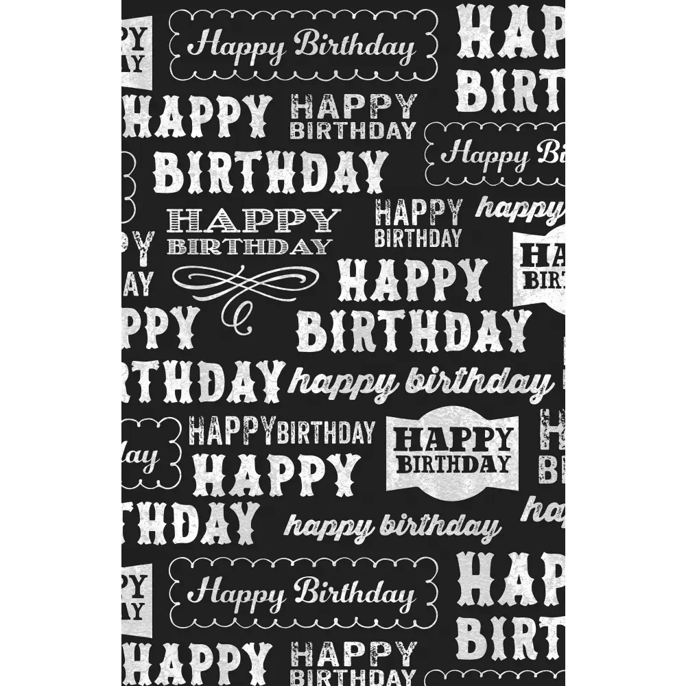 Gift Wrap - GW-9541 - Chalkboard Birthday - 24’’ X 208’
