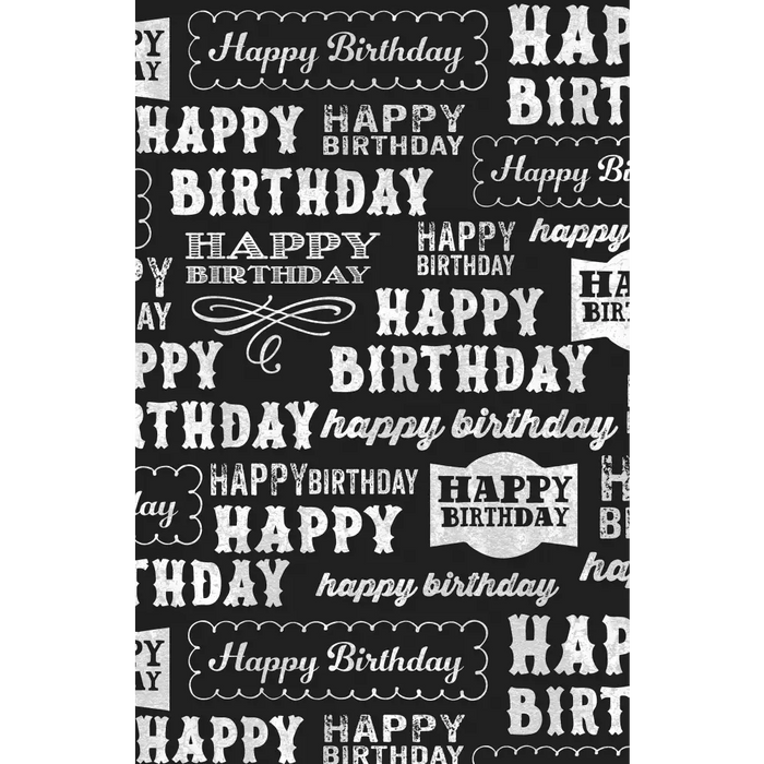 Gift Wrap - GW-9541 - Chalkboard Birthday - 24’’ X 208’