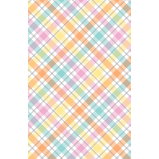 Gift Wrap - GW-9545 Spring Diagonal Plaid - Jewelry Roll