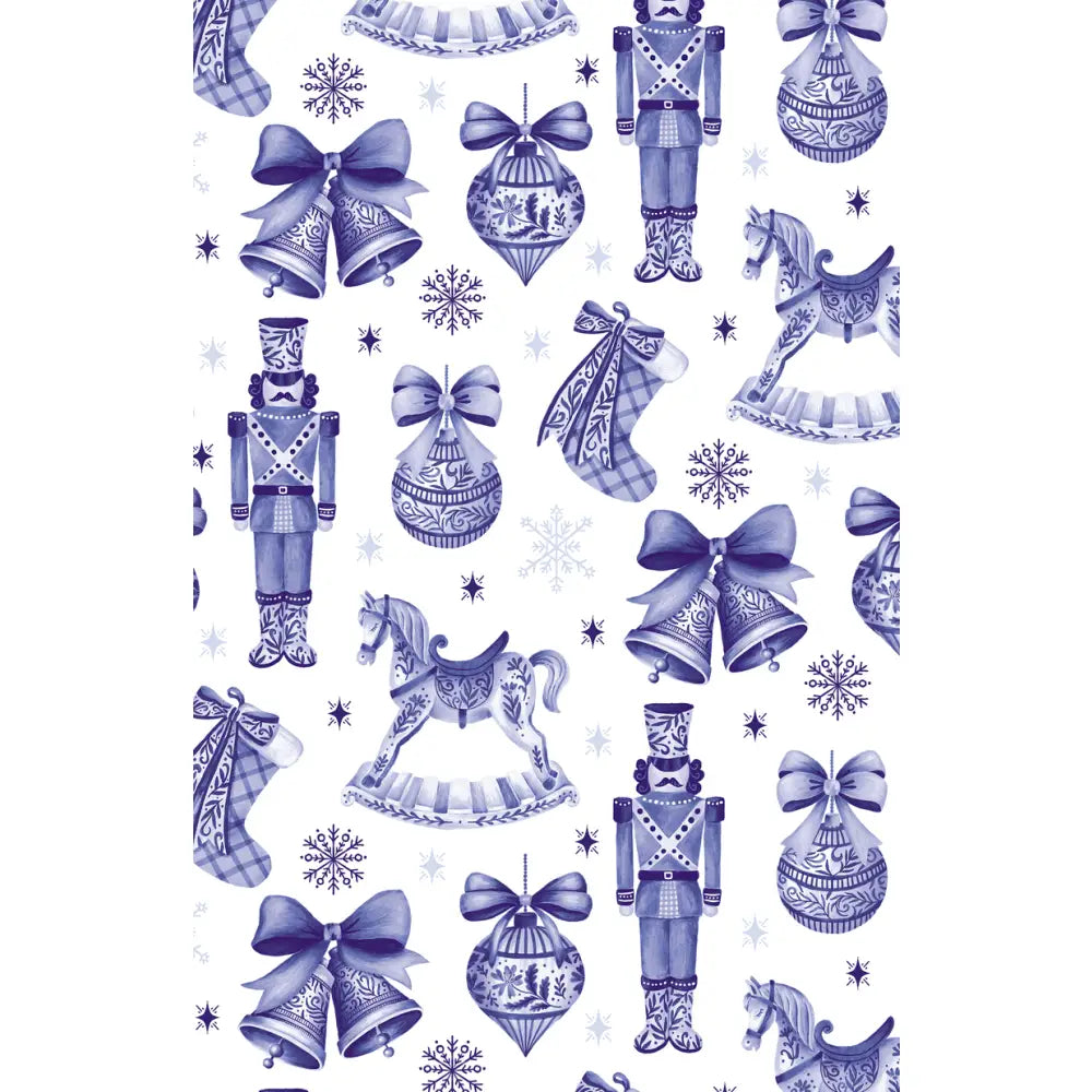 Gift Wrap - GW-9551 Rocking Horse Christmas - Jewelry Roll