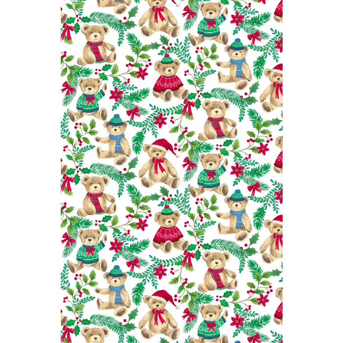 Gift Wrap - GW-9552 - Christmas Polo Bears - Jewelry Roll