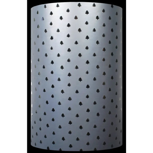 Gift Wrap - GW-9555 Silver Tonal Trees - Jewelry Roll