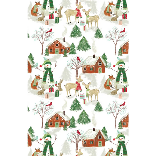 Gift Wrap - GW-9556 - Cozy Christmas Critters - Jewelry