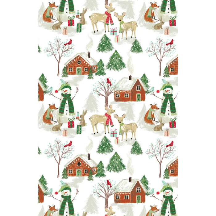 Gift Wrap - GW-9556 - Cozy Christmas Critters - Jewelry