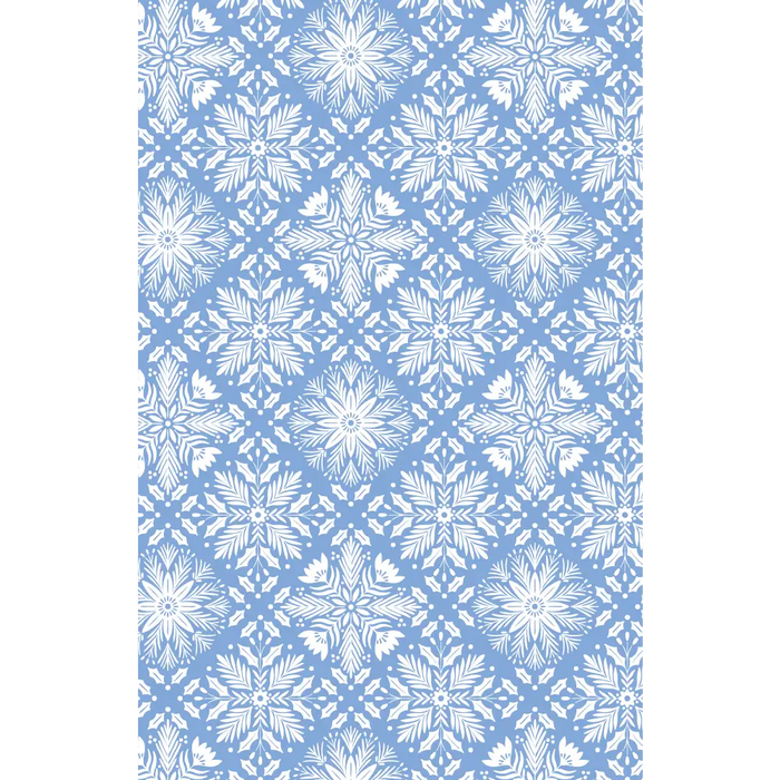 Gift Wrap - GW-9558 - Blue Snowflakes - 24’’ X 208’