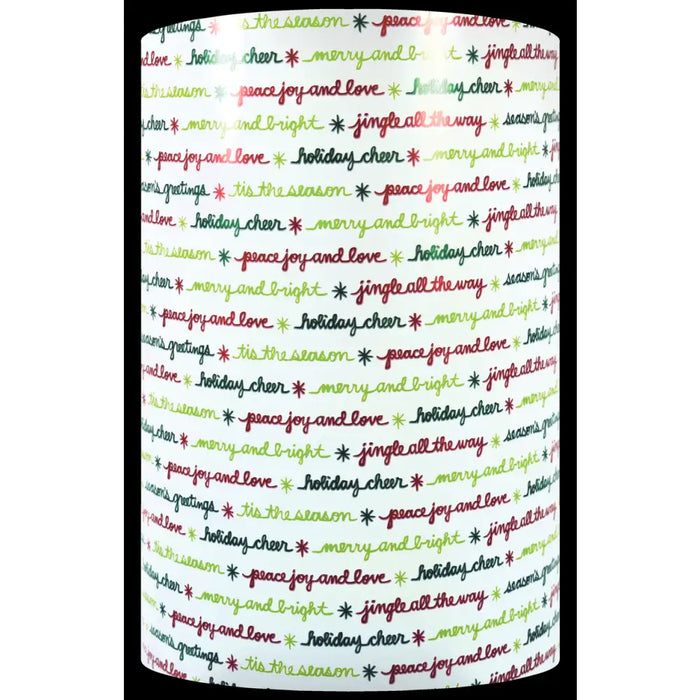 Gift Wrap - GW-9559 - Merry & Bright Script - Jewelry Roll